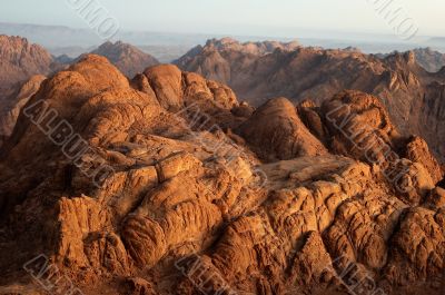 Rocks in early morning