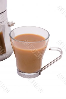 Coffee in a Glass Cup Coffee in a Glass Cup
