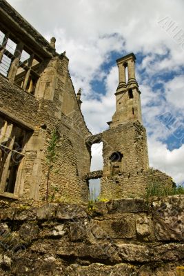 Ruined manor house