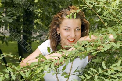 Beautiful Young Woman Outdoors
