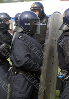 Police in Riot Gear Police in Riot Gear