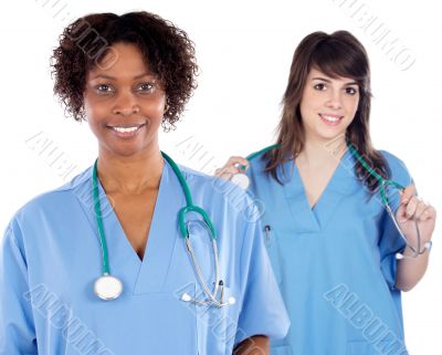 Two women doctor Two women doctor