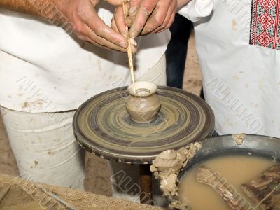 Potter at work Potter at work