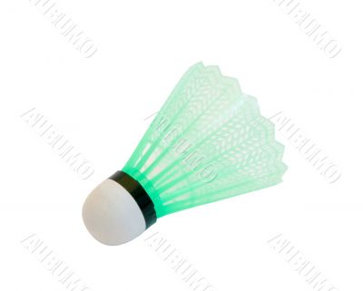 Green shuttlecock Green shuttlecock