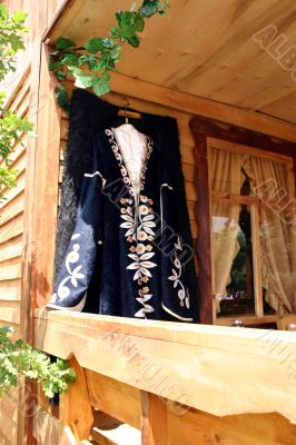 National clothes of Caucasus.