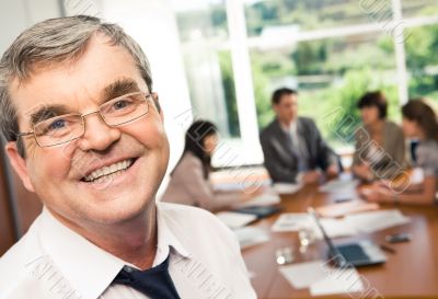 Face of businessman Face of businessman