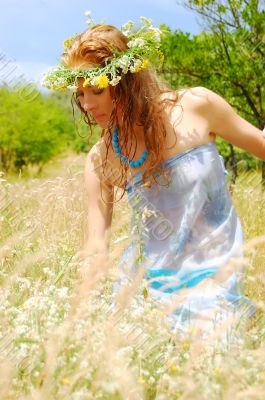 Walking in fields