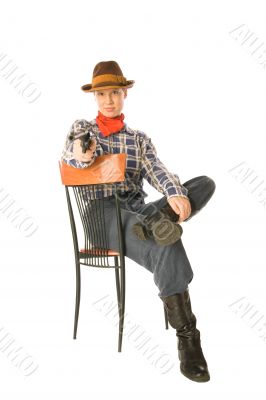 Sitting cowgirl