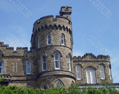 Historic castle shaped house Historic castle shaped house