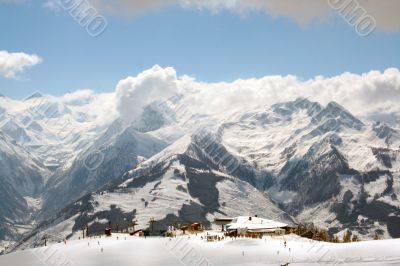 Beautiful Swiss Alps Scenery