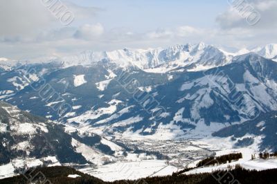 Beautiful Swiss Alps Scenery