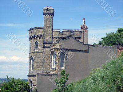 Historic castle shaped house