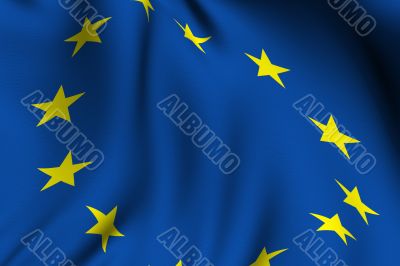 Rendered European Flag