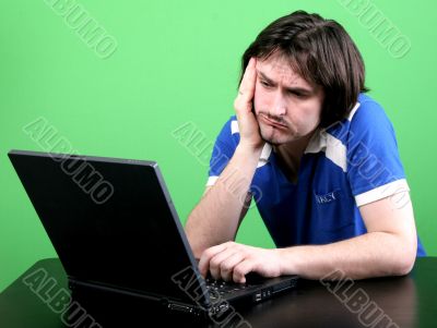 man and laptop