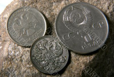 russian and USSR coins