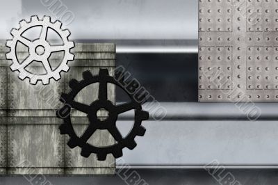 Industrial background Industrial background