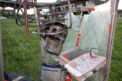 blimp cockpit close-up