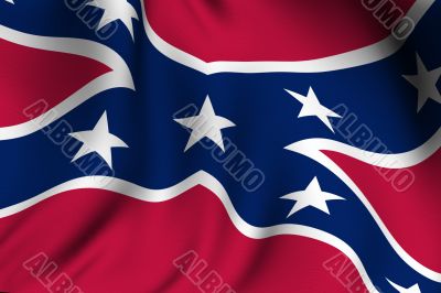 Rendered Confederate Flag