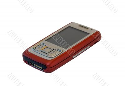 Red mobile phone Red mobile phone