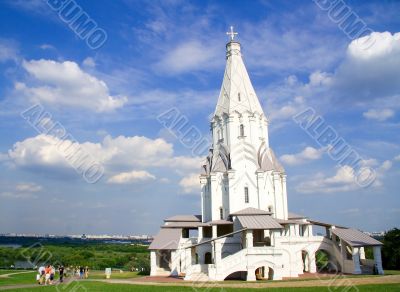 Russian antique church