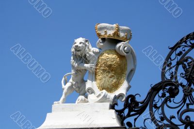 Entrance Gate. Belvedere Palace in Vienna.