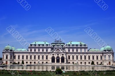 Summer palace Belvedere in Vienna