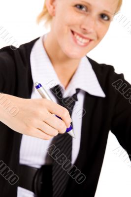 Business woman wants to write