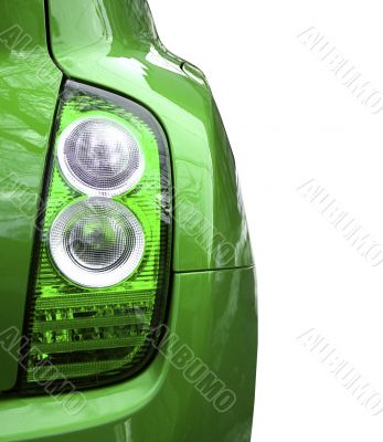 Car isolated on white.