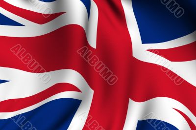 Rendered British Flag