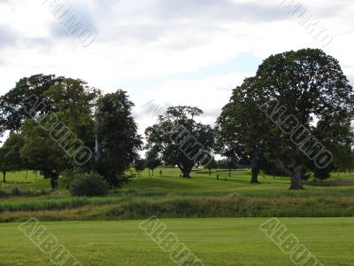 View on the golf course