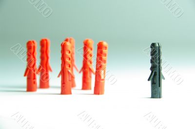 red standing outsider red standing outsider