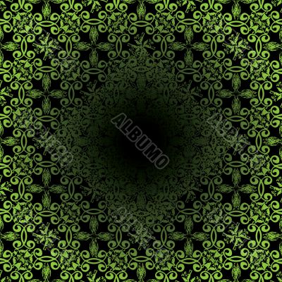 tile green tunnel