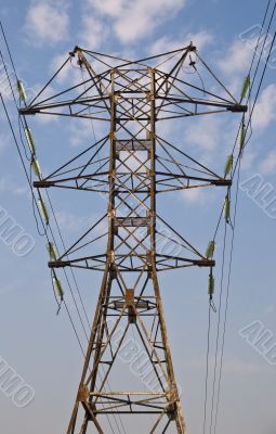 Power transmission pole