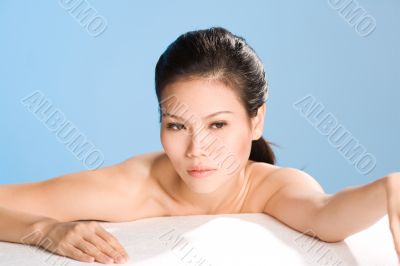 alluring young asian woman