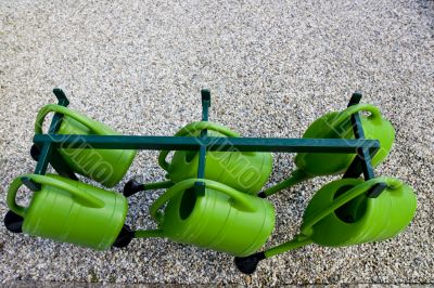 watering cans