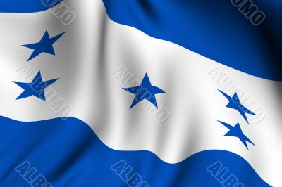 Rendered Honduran Flag