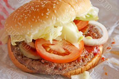 Fastfood burger