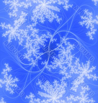Snowflakes on the wind. Snowflakes on the wind.