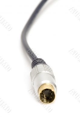 cable on white background