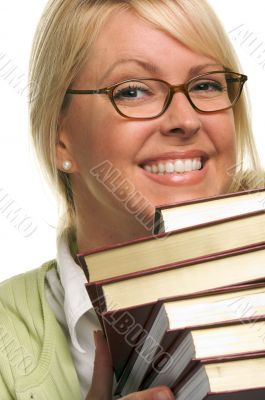 Attractive Student Carrying Her Books