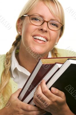 Attractive Student Carrying Her Books