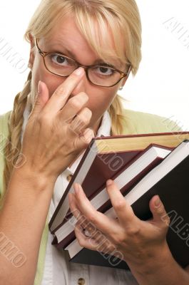 Attractive Student Carrying Her Books