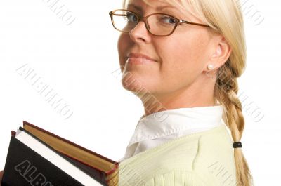 Attractive Student Carrying Her Books