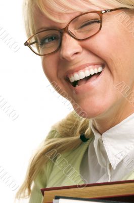 Attractive Student Carrying Her Books