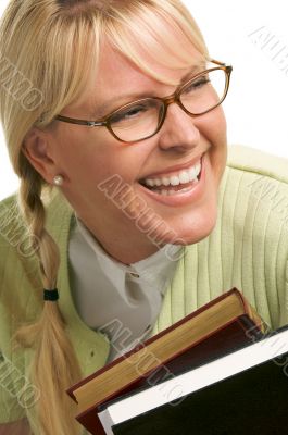 Attractive Student Carrying Her Books