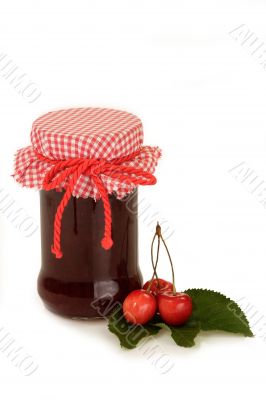 Cherry Jam in a Glass