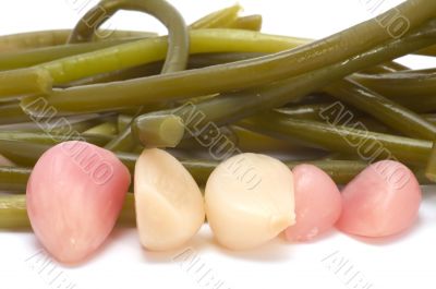 marinade stalk garlic and garlic
