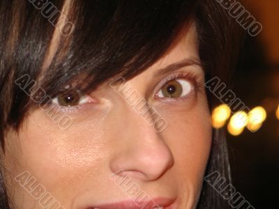 pretty girl close-up