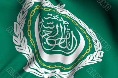 Rendered Arab League Flag