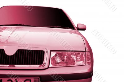 Car isolated on white